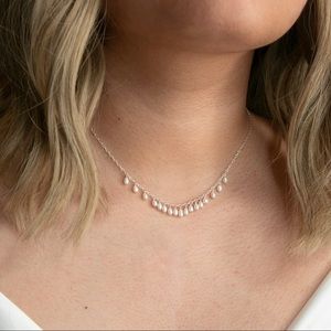Sterling Silver 925 Freshwater Pearl Necklace
